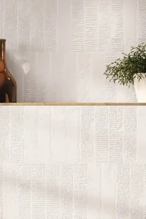 Top Vente carrelage effet zellige 6,4x26 cm SERENITY COTTON WHITE